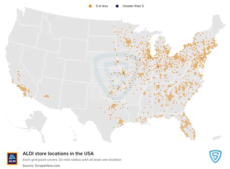 Where is aldis - ALDI is one of America’s fastest growing retailers, serving millions of customers across the country each month. With nearly 2,000 stores across 36 states, ALDI is on track to become the third-largest grocery retailer by store count by the end of 2022. ALDI has set the industry standard for quality and affordability. 
